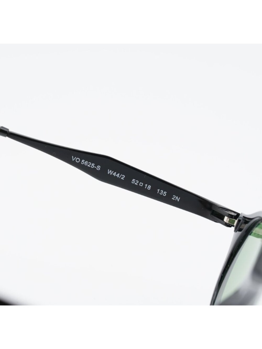 Vogue VO5625S W44/2 Sunglasses Black Oval Frame, Green Lenses - Picture 7 of 10